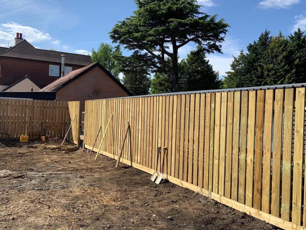 This is a photo of Bespoke custom fencing installed by Fast Fix Fencing Sevenoaks